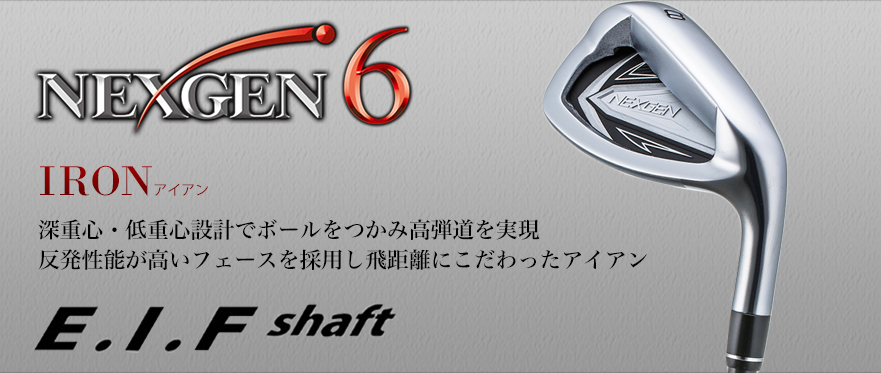 ゴルフパートナー オンラインショップ｜NEXGEN6 Iron